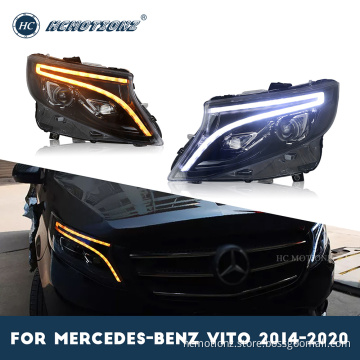 HCMOTIONZ Mercedes Vito 2014-2020 V-Class front lights
